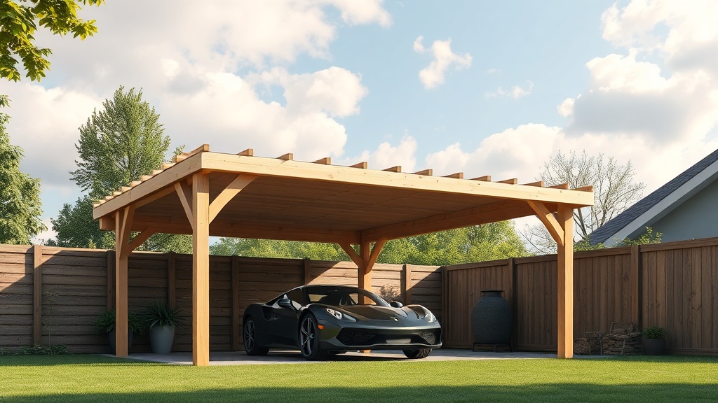 Skanholz Carport 3×3: Innenbeleuchtung nachrüsten – Anleitung