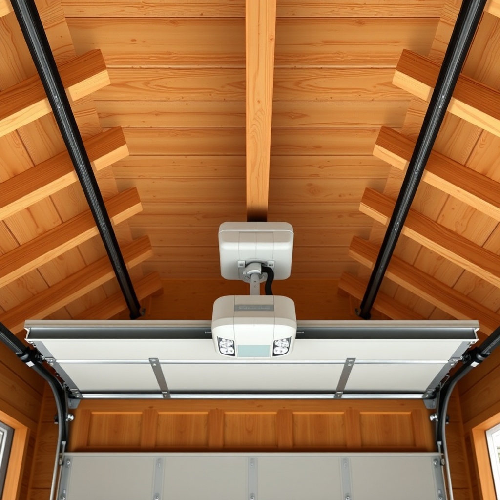 <Photorealistic photo of the Skanholz Carport 3x3 interior